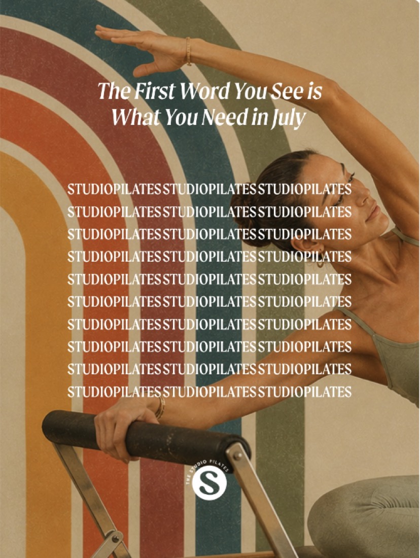 The Studio Pilates animated social post one