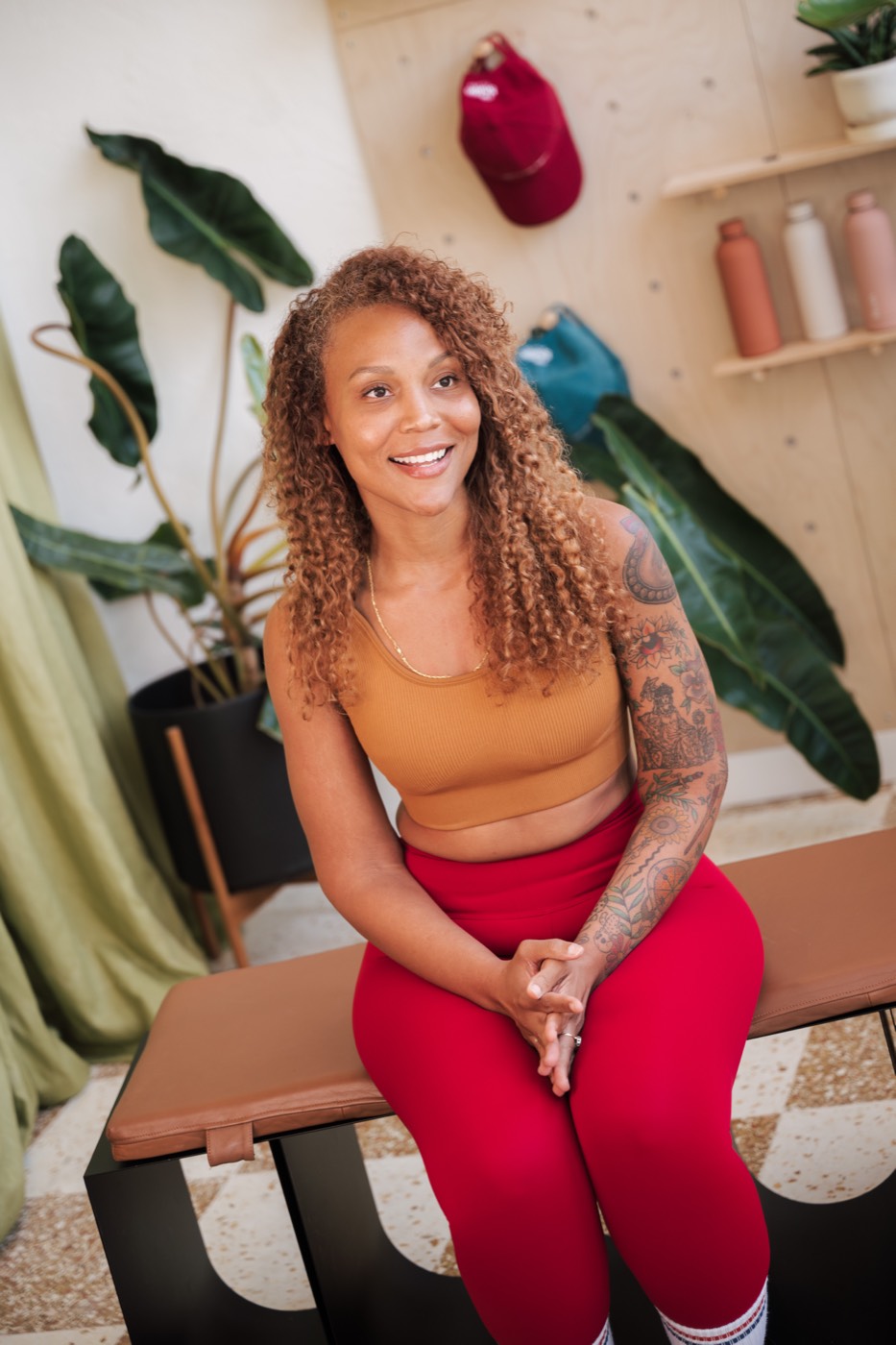 The Studio Pilates brand photography panel one
