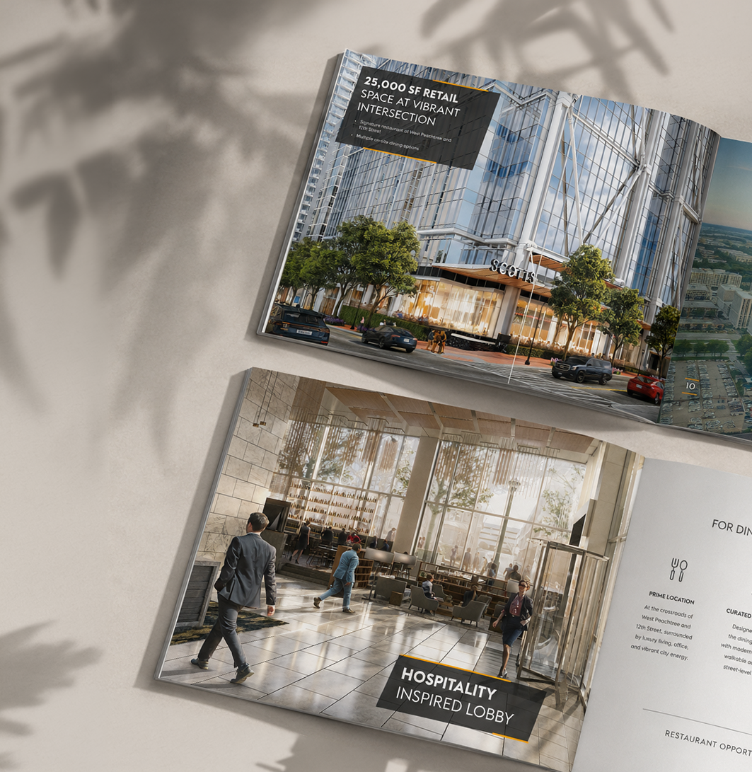 1105 West Peachtree collateral layout preview