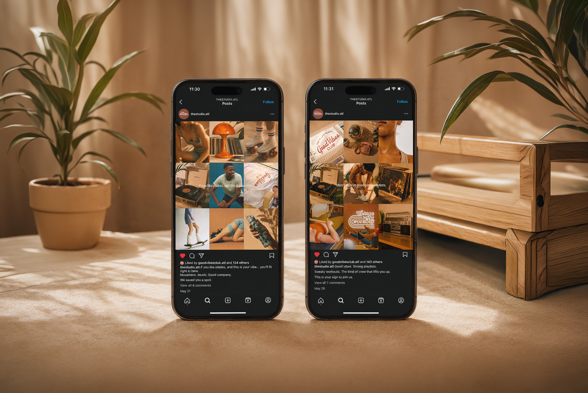 The Studio Pilates digital strategy visual
