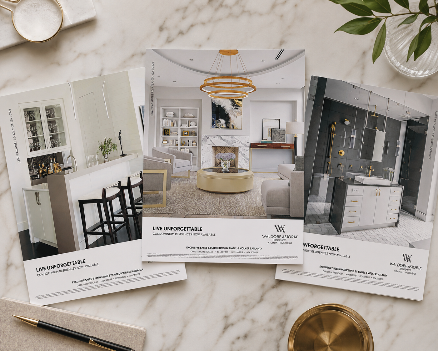 Waldorf Astoria Live Unforgettable luxury brand advertising campaign creative