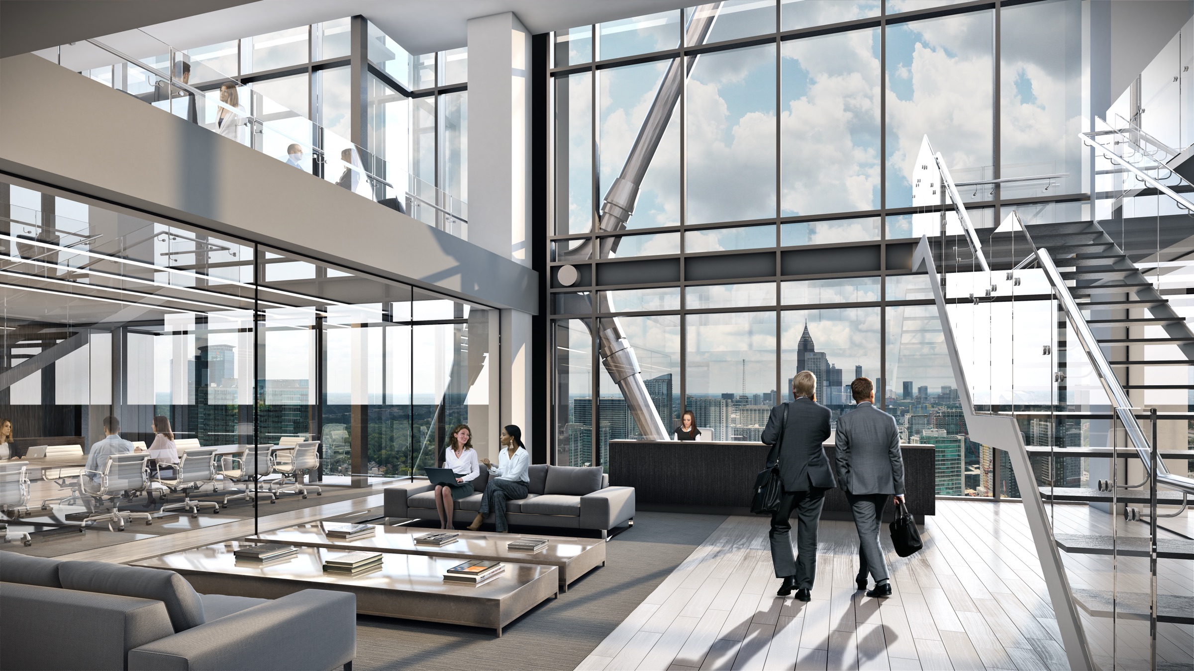 1105 West Peachtree mixed-use development architectural feature visual