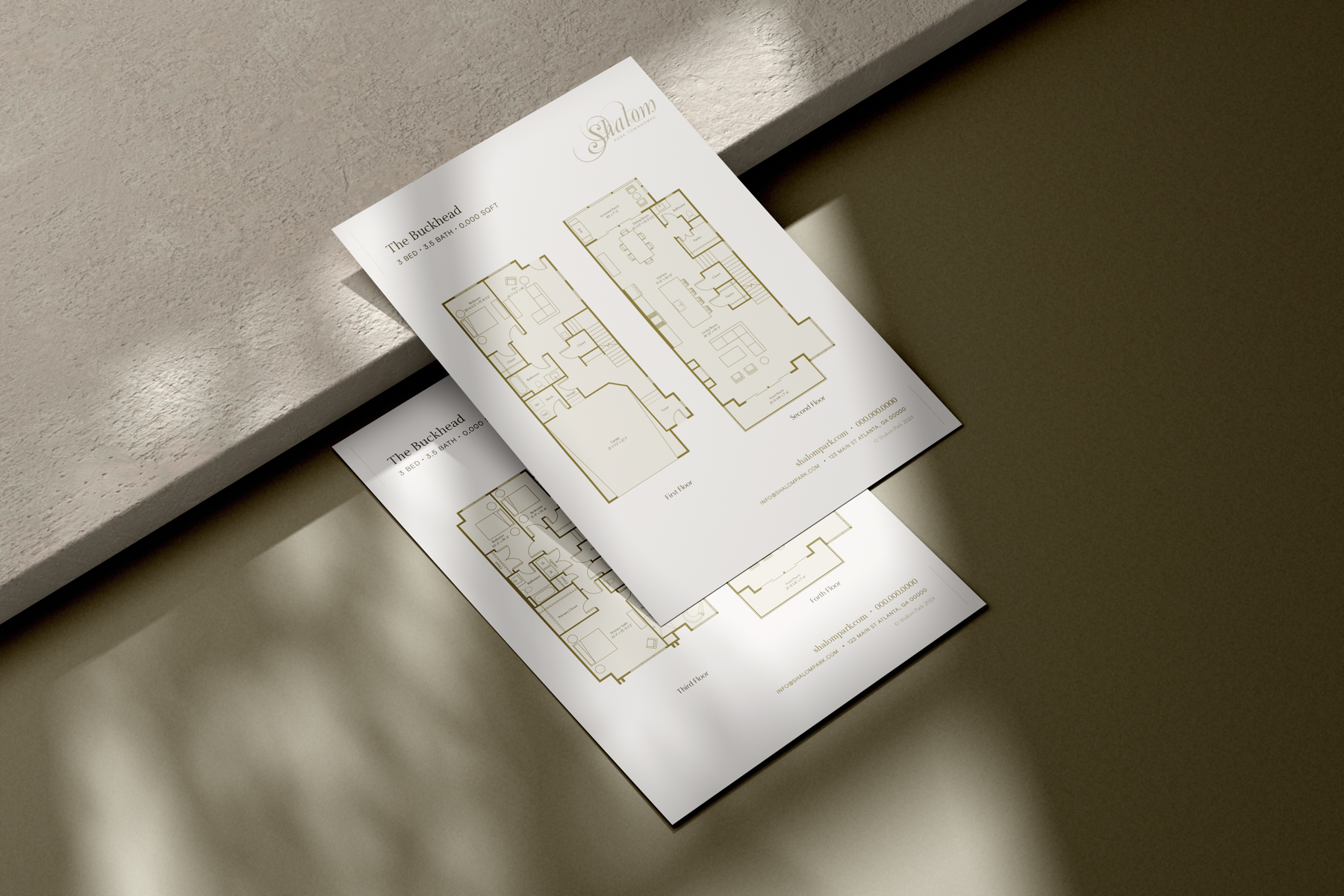 Shalom Park floor plan brand application image