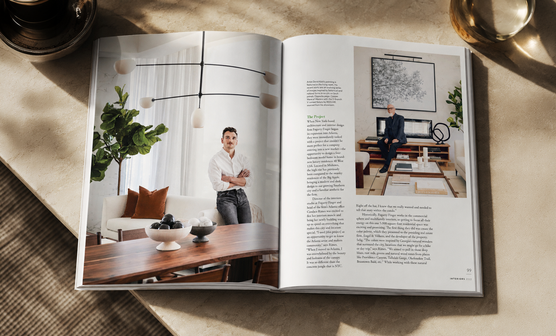 40 West 12th public relations campaign feature visual