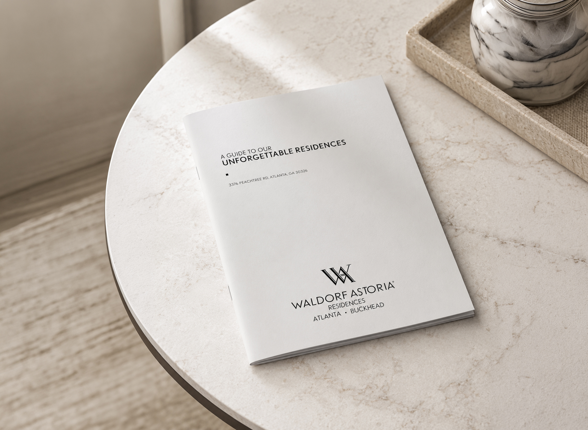 Waldorf Astoria Atlanta private residences Live Unforgettable luxury marketing campaign